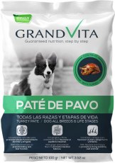 Alimento Húmedo para perro Grand Vita Paté Pavo